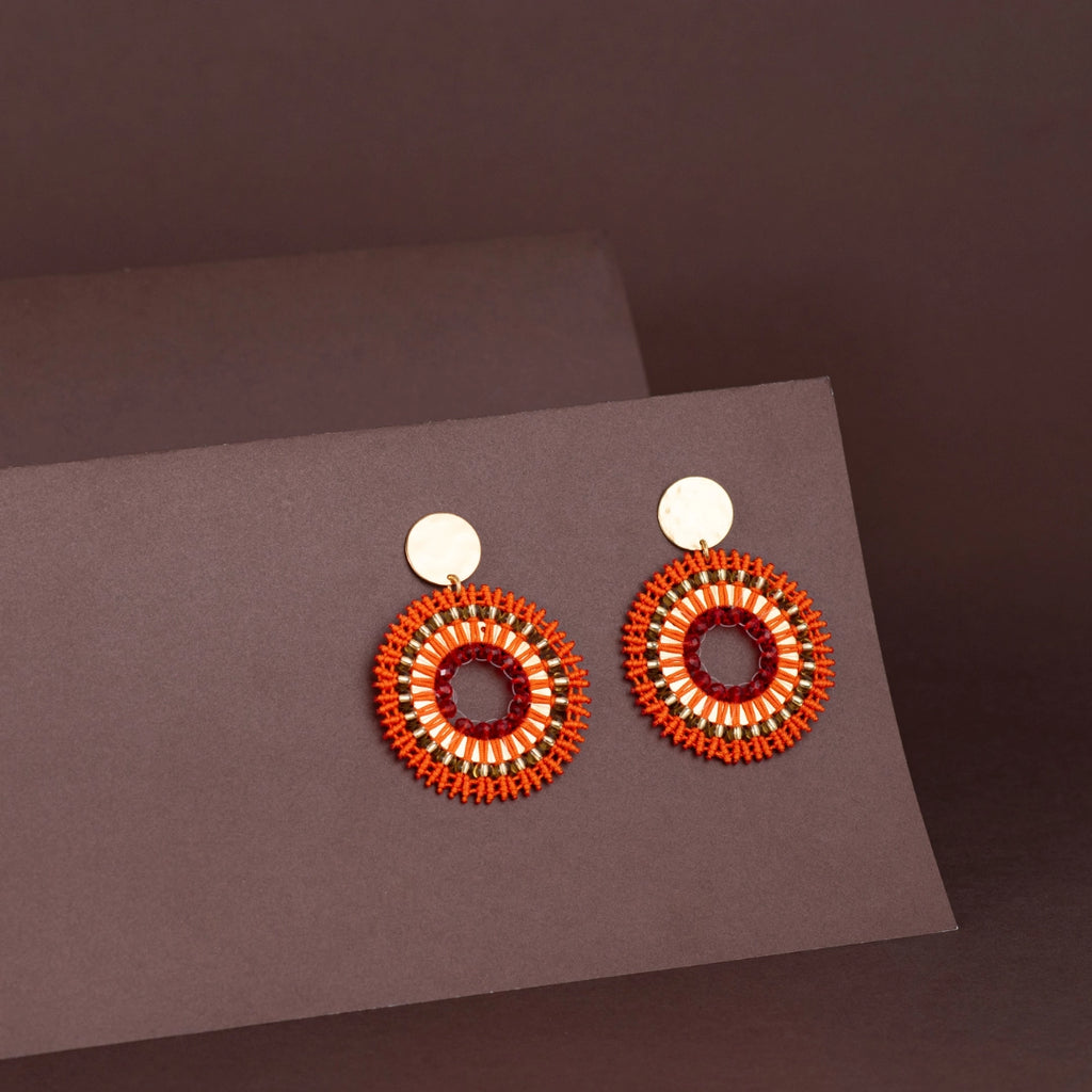 Arete amanecer naranja