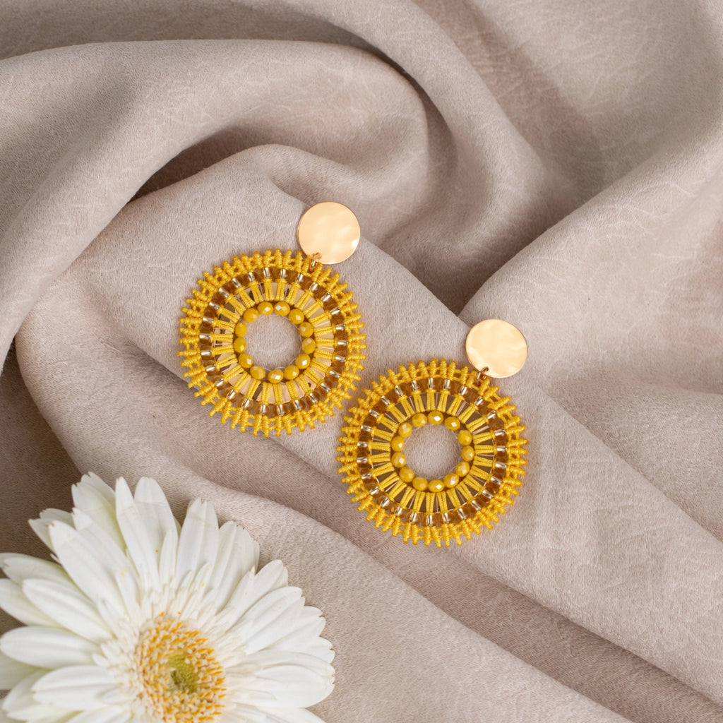 Arete amanecer amarillo