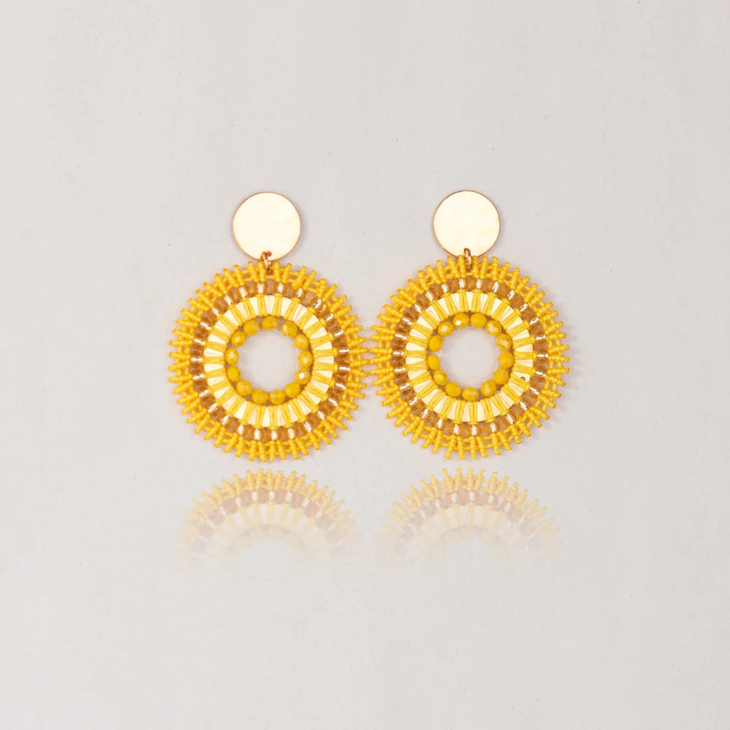 Arete amanecer amarillo