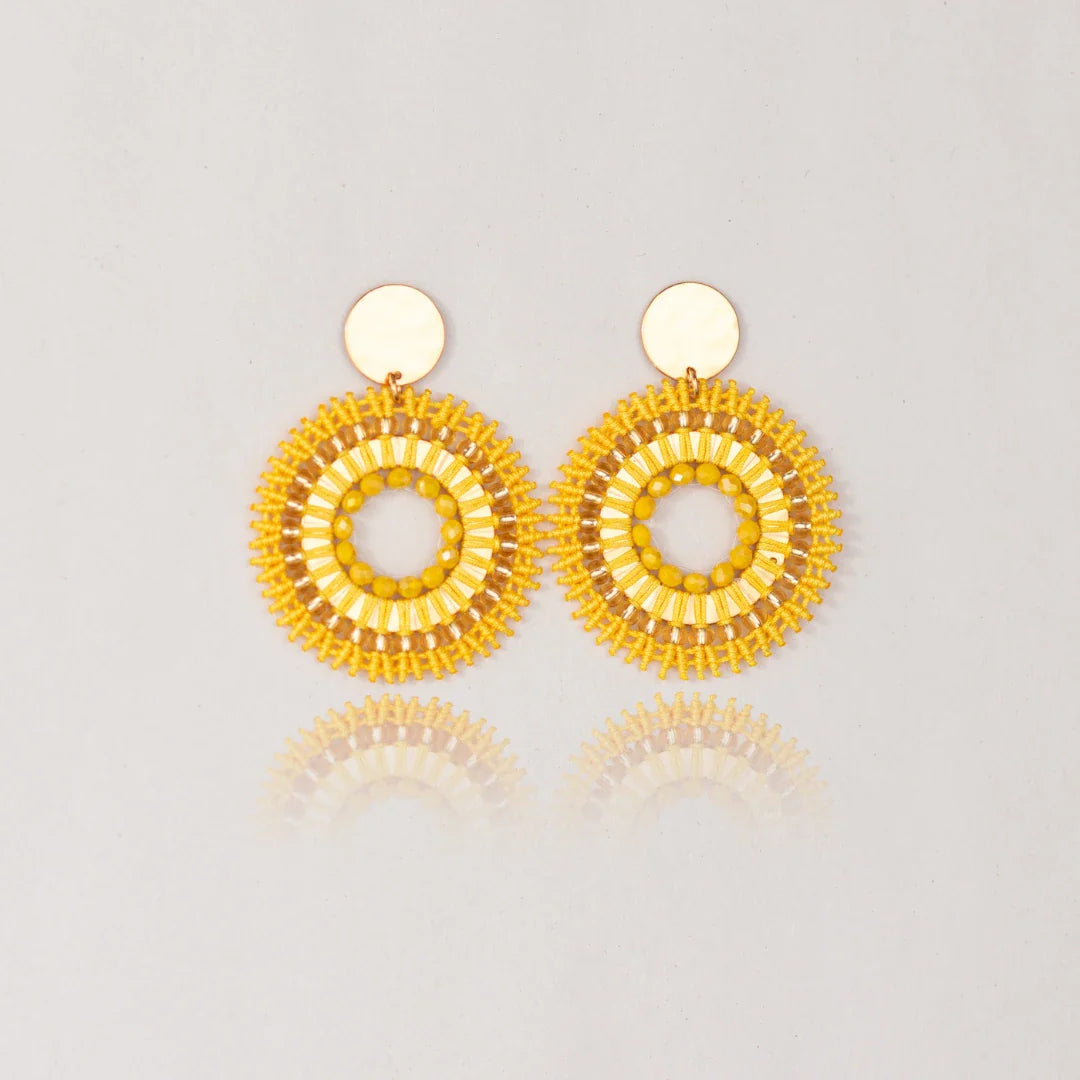 Arete amanecer amarillo