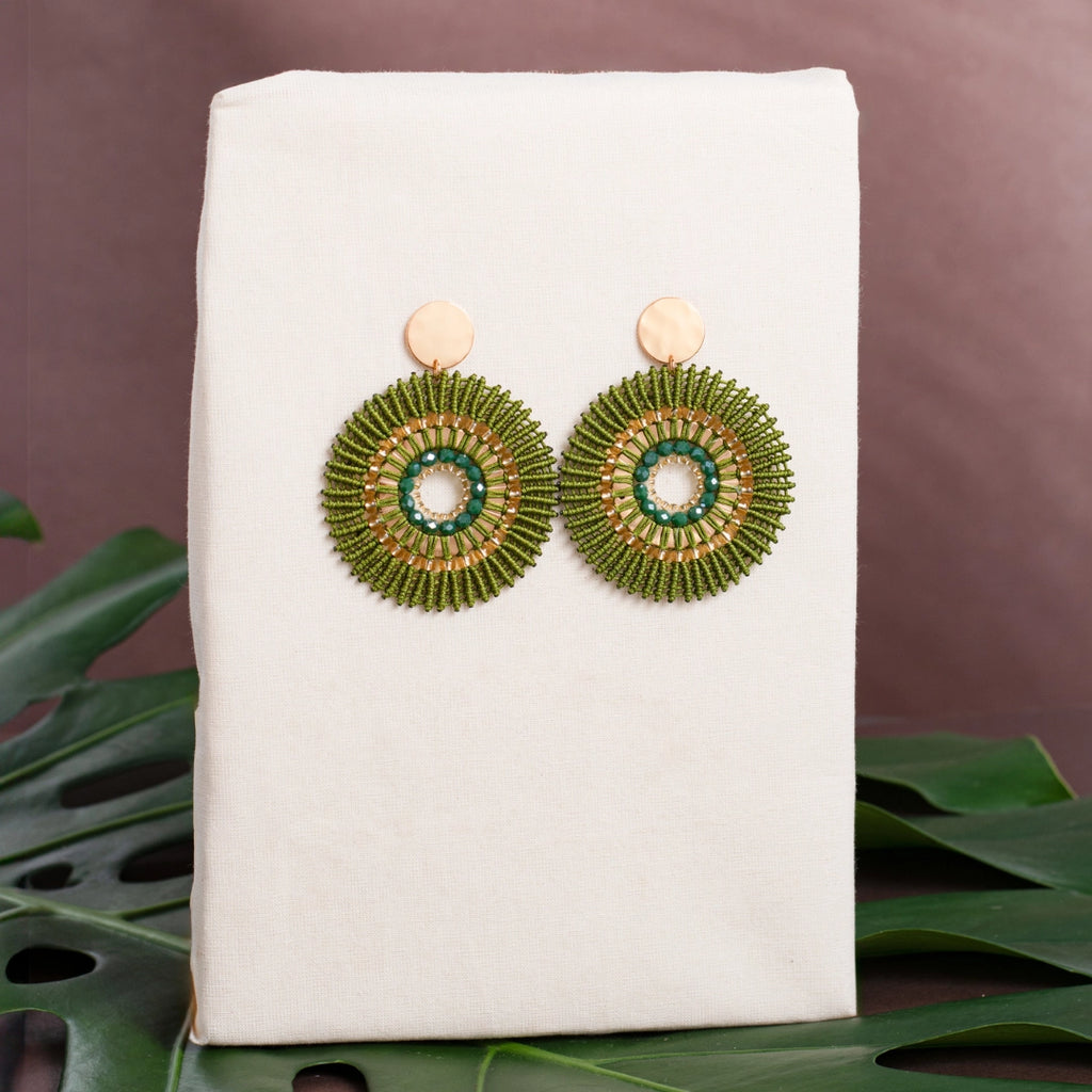 Arete Sol Verde Oliva