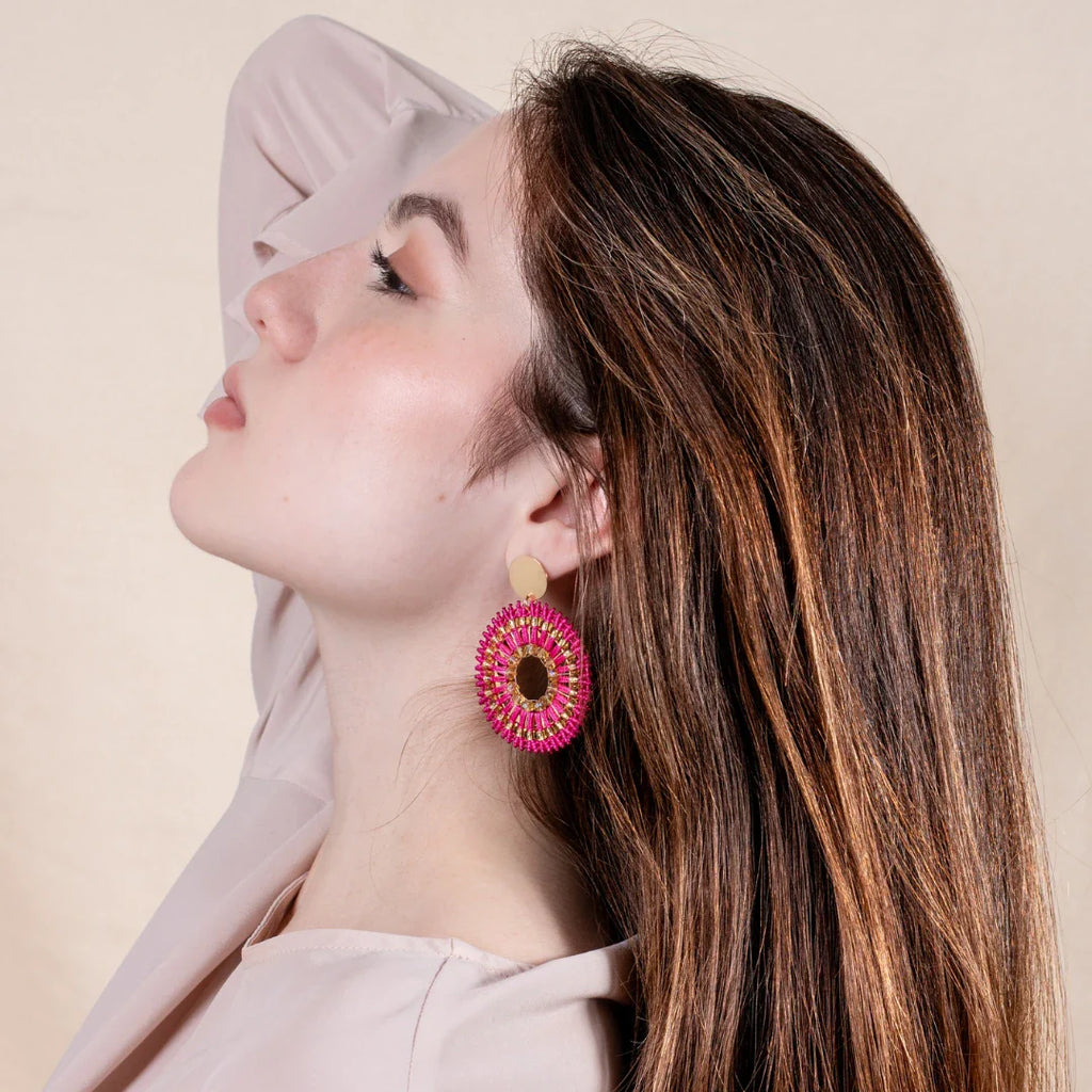 Arete Amanecer Fucsia