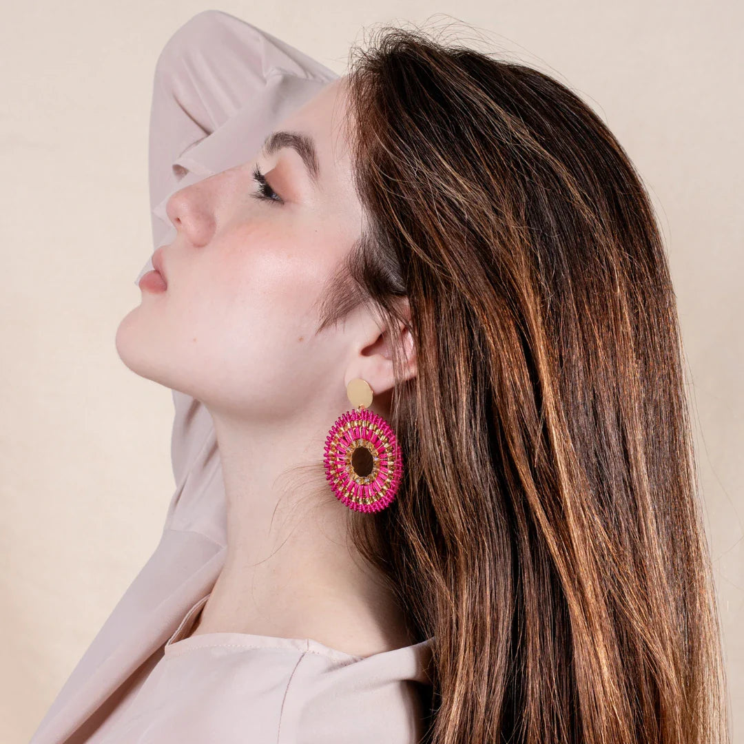 Arete Amanecer Fucsia