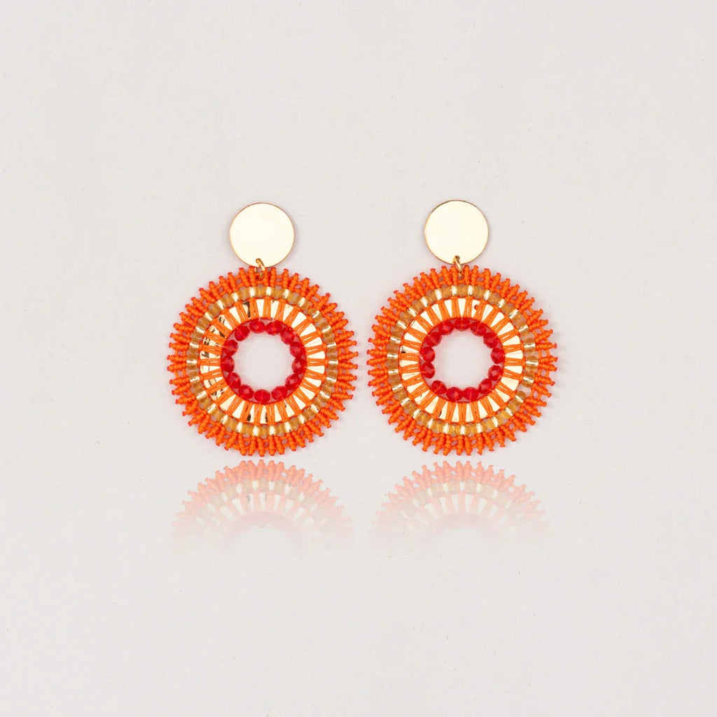 Arete amanecer naranja